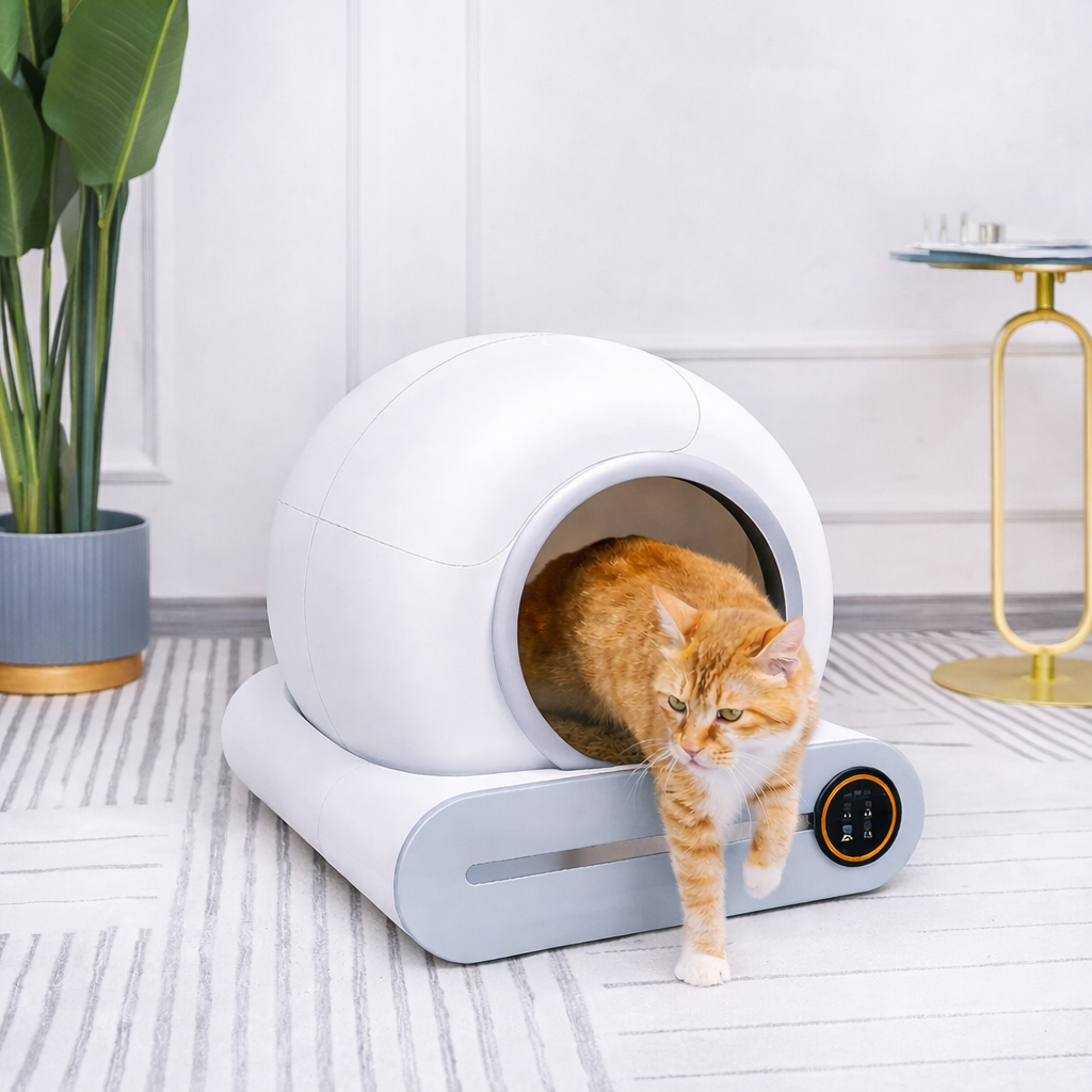Automatic Self-Cleaning Cat Litter Box – Odour-Free, Stress-Free Living